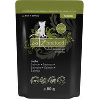 Produktbild von Catz finefood Purrrr No. 105 Katzen Nassfutter Lachs Monoprotein Pouch 80 g - 16 x 80 g