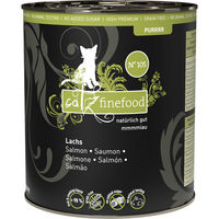 Produktbild von catz finefood Purrrr No. 105 Lachs Katzenfutter Monoprotein Stückchen in Sauce 6 x 750 g - 6 x 750 g