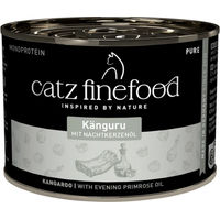 Produktbild von Catz finefood Purrrr No. 107 Känguru Nassfutter für Katzen Adult Getreidefrei 6 x 200 g - 6 x 200 g