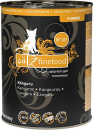 Catz finefood Purrrr No. 107 Känguru Stückchen in Soße für erwachsene Katzen 6x400g - 6 x 400 g – Bild 1 von 2