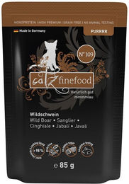 Produktbild von Catz finefood Purrrr No.109 Katzen Nassfutter Wildschwein für Adult ohne Konservierungsstoffe 16x85g
