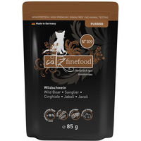 Produktbild von Catz finefood Purrrr No.109 Katzen Nassfutter Wildschwein für Adult ohne Konservierungsstoffe 16x85g