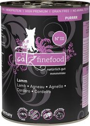 catz finefood Purrrr No. 111 Katzen Nassfutter Lamm Stückchen in Sauce für erwachsene Katzen 6x400g - 6 x 400 g – Bild 1 von 2