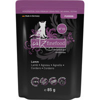 Produktbild von Catz finefood Purrrr No. 111 Lamm Monoprotein Katzen Nassfutter Stückchen in Soße für erwachsene Katzen 16 x 85 g - 16 x 85 g