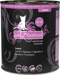 catz finefood Purrrr No. 111 Lamm Monoprotein Katzenfutter Adult 6 x 800 g - 6 x 800 g – Bild 1 von 4