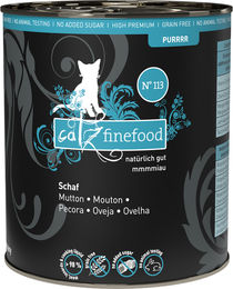 catz finefood Purrrr No. 113 Schaf Katzenfutter Nass Adult Stückchen in Sauce 6 x 800 g Dose - 6 x 800 g – Bild 1 von 13