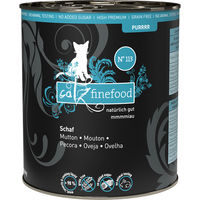 Produktbild von catz finefood Purrrr No. 113 Schaf Katzenfutter Nass Adult Stückchen in Sauce 6 x 800 g Dose - 6 x 800 g