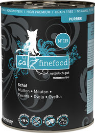 catz finefood Purrrr No. 113 Schaf Stückchen in Sauce hypoallergen 6 x 400 g - 6 x 400 g – Bild 1 von 5