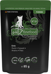 catz finefood Purrrr No. 115 Katzensnack Ente Monoprotein Stückchen in Sauce 85 g - 16 x 85 g – Bild 1 von 6