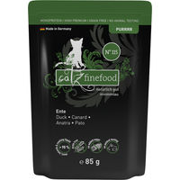 Produktbild von catz finefood Purrrr No. 115 Katzensnack Ente Monoprotein Stückchen in Sauce 85 g - 16 x 85 g