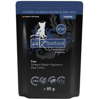 Produktbild von Catz finefood Purrrr No. 117 Katzen Nassfutter Pute Getreidefrei und Glutenfrei 16x85g