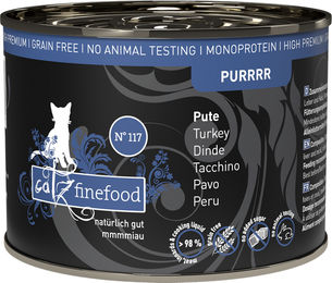 Catz finefood Purrrr No. 117 Katzenfutter Pute Monoprotein mit hohem Fleischanteil 200 g - 6 x 200 g – Bild 1 von 4