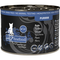 Produktbild von Catz finefood Purrrr No. 117 Katzenfutter Pute Monoprotein mit hohem Fleischanteil 200 g - 6 x 200 g
