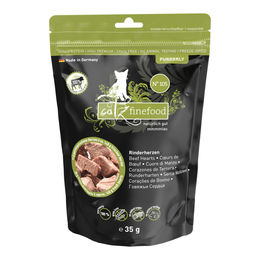 Catz finefood Purrrrly Gefriergetrocknete Katzenleckerli Rinderherzen 35 g - 35 g – Bild 1 von 8