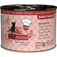 Produktbild von catz finefood Ragout No. 603 Gans und Pute Stückchen in Sauce, getreidefrei, 190 g - 6 x 190 g