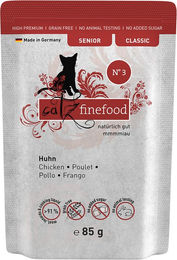 Produktbild von Catz finefood Senior Katzen Nassfutter Huhn Getreidefrei 16 x 85 g - 16 x 85 g