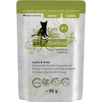 Produktbild von Catz finefood Senior Katzenfutter Lachs und Huhn getreidefrei 85 g - 16 x 85 g