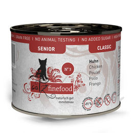 Catz finefood Senior No.03 Katzen Nassfutter Huhn 6x200g – Bild 1 von 3