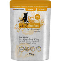Produktbild von Catz finefood Senior No.07 Katzen Nassfutter Rind & Kalb 16x85g - 16 x 85 g