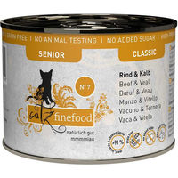Produktbild von Catz finefood Senior No.07 Katzen Nassfutter Rind und Kalb 6x200g - 6 x 200 g