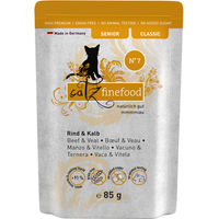 Produktbild von Catz finefood Senior No. 07 Katzen Nassfutter Rind und Kalb getreidefrei 85 g - 16 x 85 g