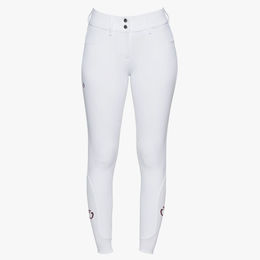 Produktbild von Cavalleria Toscana Reithose CT American Hochbund Damen Vollgrip Weiß