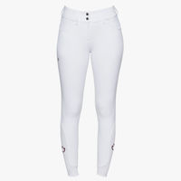 Produktbild von Cavalleria Toscana Reithose CT American Hochbund Damen Vollgrip Weiß