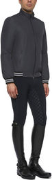 Cavalleria Toscana Reitjacke für Herren aus Nylon in Grau/Grün Größe L wasserabweisend – Bild 1 von 1