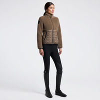 Produktbild von Cavalleria Toscana Reitjacke für Damen aus Teddy Fleece und Nylon in Braun wasserabweisend