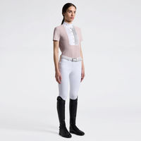 Produktbild von Cavalleria Toscana Turniershirt CT Jacquard Jersey Damen aus Baumwolle