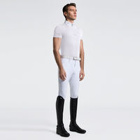 Produktbild von Cavalleria Toscana Turniershirt CT Jersey Zip 261 Herren Weiß Eurojersey