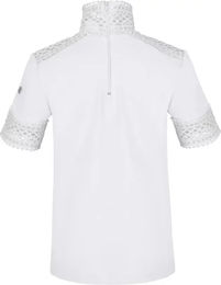 Produktbild von Cavalliera Ariosa Technisches Reitshirt für Mädchen in Rosa-Weiß aus