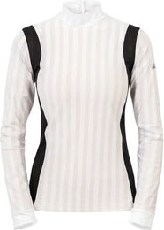 Produktbild von Cavalliera Duo Harmony Reitshirt Damen Polyamid Langarm Schwarz Weiß