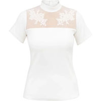 Produktbild von Cavalliera Eternity Reitshirt Polo Damen Weiß Polyester Größe S