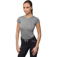 Produktbild von Cavalliera Grandeur Reitshirt Damen Grau Größe L