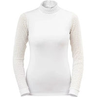 Produktbild von Cavalliera Luxe Reitshirt Polo für Damen mit langen Ärmeln Weiß XS