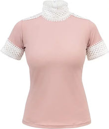 Produktbild von Cavalliera Reitshirt Ariosa Polo Damen Rosa Polyester Größe L