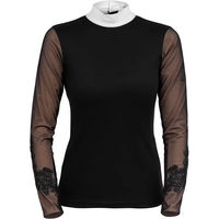 Produktbild von Cavalliera Reitshirt Damen Polo Turniersport Schwarz S