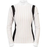 Produktbild von Cavalliera Reitshirt Duo Harmony Polo für Damen mit langen Ärmeln in Schwarz Weiß Größe XS