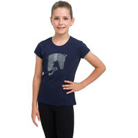 Produktbild von Cavalliera Reitshirt für Kinder aus Baumwolle Blau 6/7 Jahre