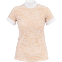 Produktbild von Cavalliera Reitshirt Polo Damen Pure Lace Weiß Beige Polyester