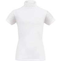 Produktbild von Cavalliera Reitshirt Polo für Mädchen in Weiß aus Polyester Größe 10/11 Jahre