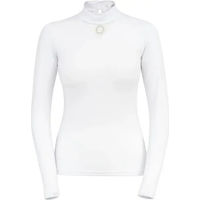Produktbild von Cavalliera Reitshirt Polo mit langen Ärmeln für Damen in Weiß