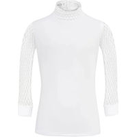 Produktbild von Cavalliera Reitshirt Polo mit langen Ärmeln für Mädchen in Weiß
