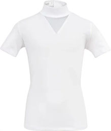 Produktbild von Cavalliero Reitshirt Polo für Mädchen in Weiß aus Polyester