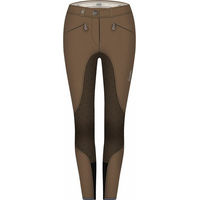 Produktbild von Cavallo CAVALCAJA Grip Microfaser Reithose Damen Braun mit Baumwolle und wasserabweisender Eigenschaft