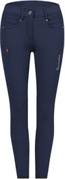 Cavallo CAVALCAROLE S Winter Reithose Damen und Kinder mit Vollgrip in Blau – Bild 1 von 2