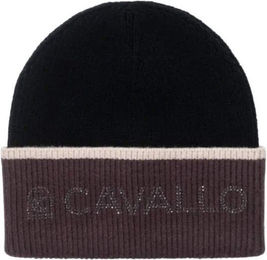 Cavallo Cavaldina Strickmütze im Rippmuster aus Viskose und Polyester – Bild 1 von 1