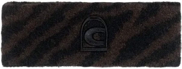 Cavallo Cavaldove Strickstirnband für Pferde Zebramuster aus Wolle – Bild 1 von 3