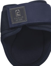 Produktbild von Cavallo CAVALHABOR Gamaschen aus Neopren Blau für Warmblut mit Hartschalen Streichkappen